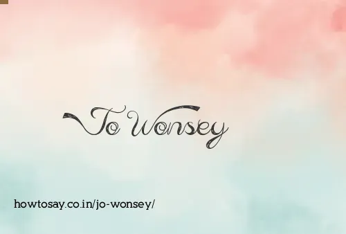 Jo Wonsey