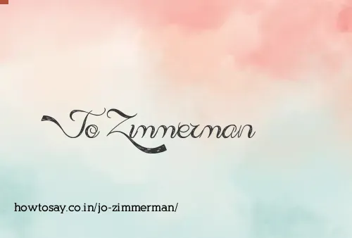Jo Zimmerman