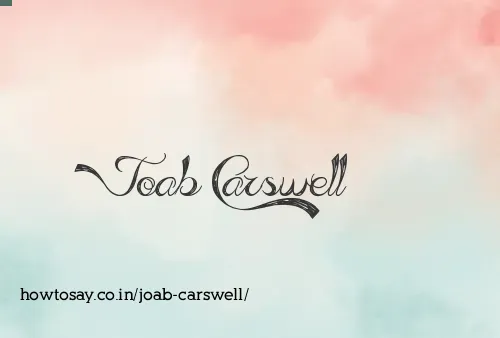 Joab Carswell