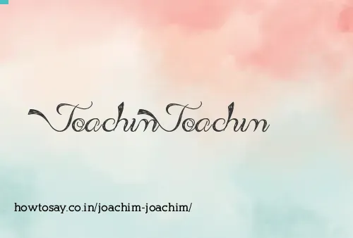 Joachim Joachim