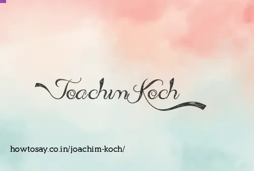 Joachim Koch