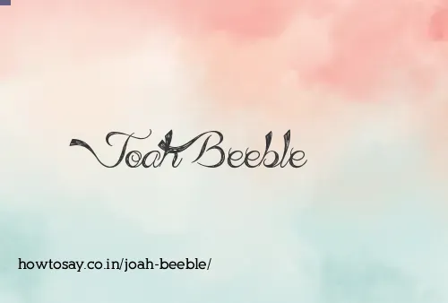 Joah Beeble