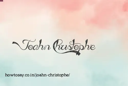 Joahn Christophe