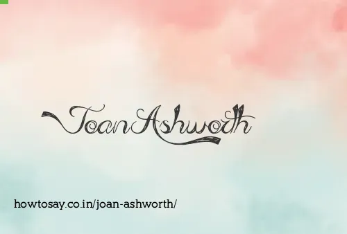 Joan Ashworth