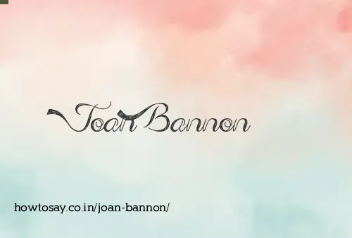Joan Bannon