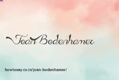 Joan Bodenhamer