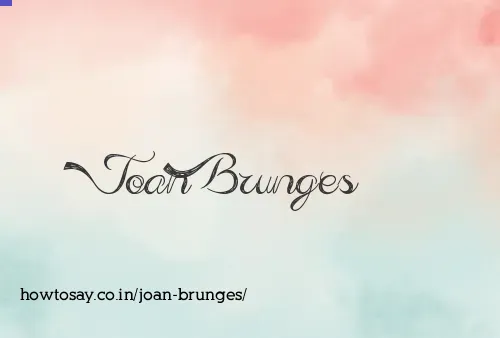 Joan Brunges