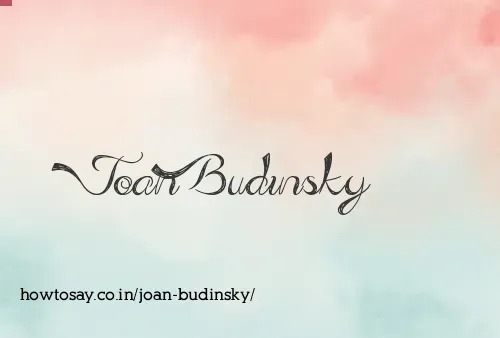 Joan Budinsky