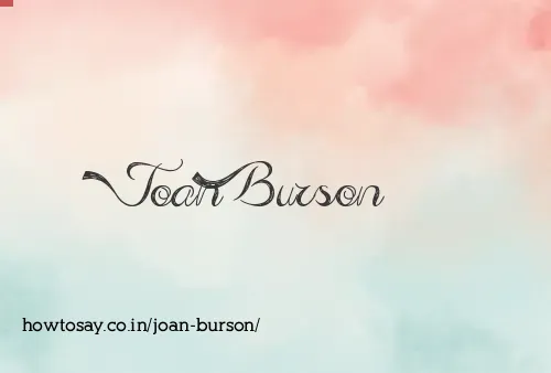 Joan Burson