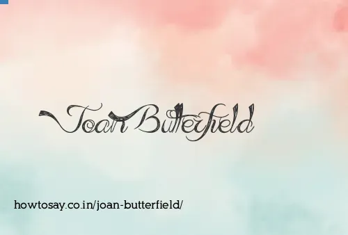 Joan Butterfield