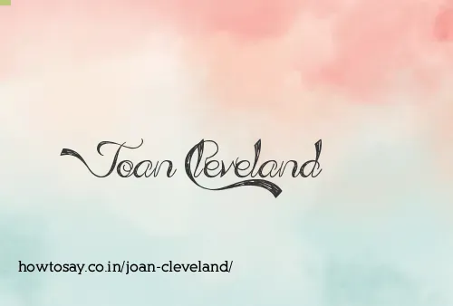 Joan Cleveland