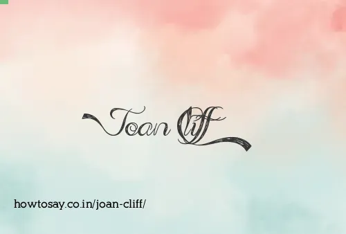 Joan Cliff