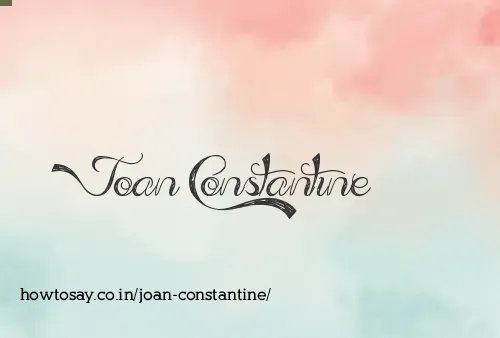 Joan Constantine
