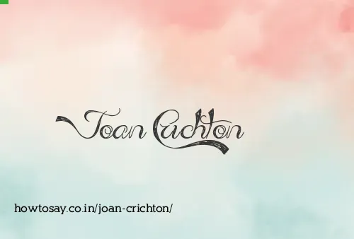 Joan Crichton