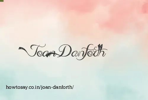 Joan Danforth