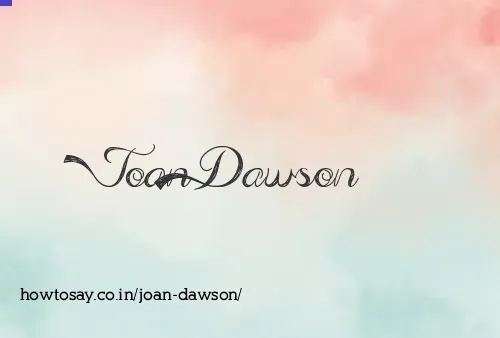 Joan Dawson