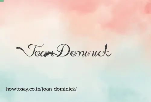 Joan Dominick