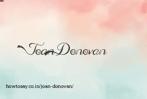 Joan Donovan