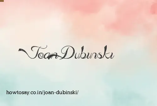 Joan Dubinski