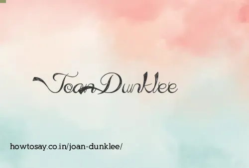 Joan Dunklee