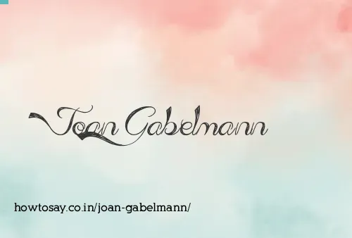 Joan Gabelmann