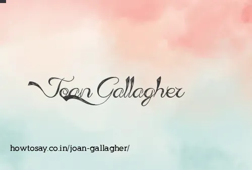 Joan Gallagher