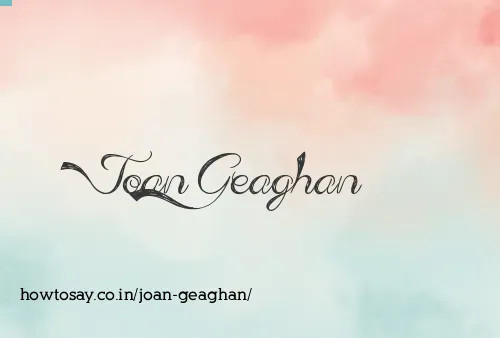 Joan Geaghan