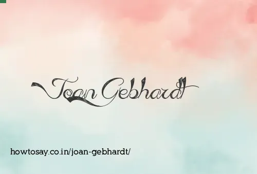 Joan Gebhardt