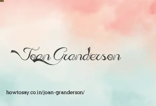 Joan Granderson