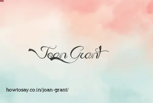 Joan Grant
