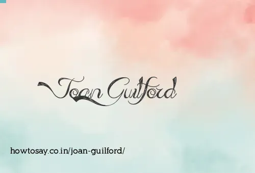 Joan Guilford