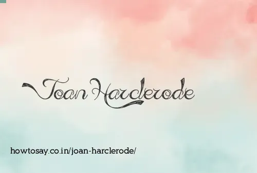 Joan Harclerode