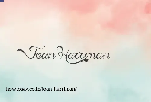 Joan Harriman
