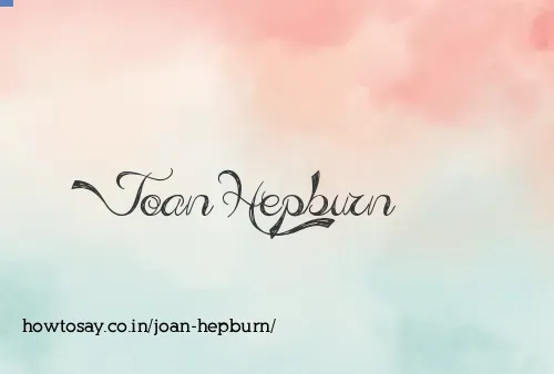 Joan Hepburn
