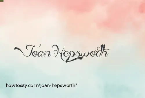 Joan Hepsworth