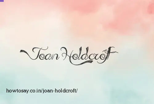 Joan Holdcroft