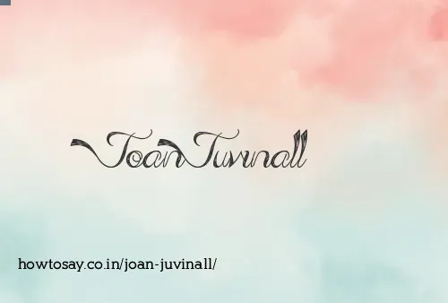 Joan Juvinall
