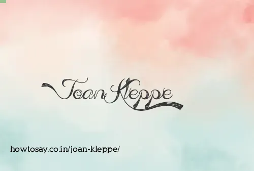 Joan Kleppe