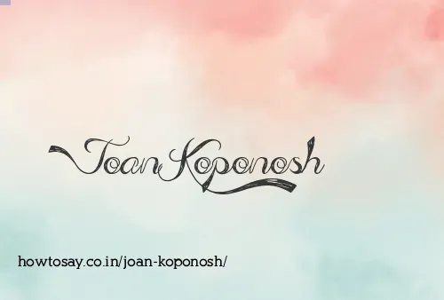 Joan Koponosh