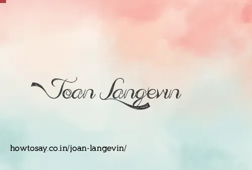 Joan Langevin