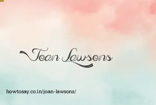 Joan Lawsons
