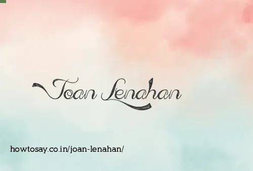 Joan Lenahan