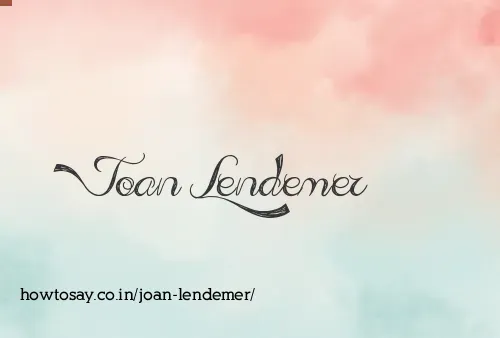 Joan Lendemer