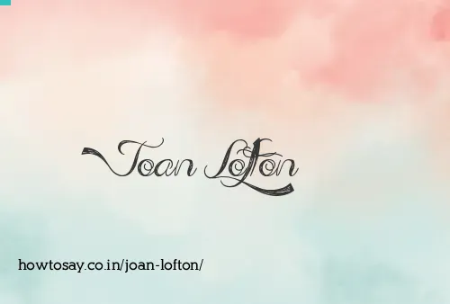Joan Lofton