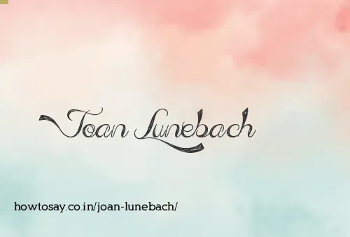 Joan Lunebach