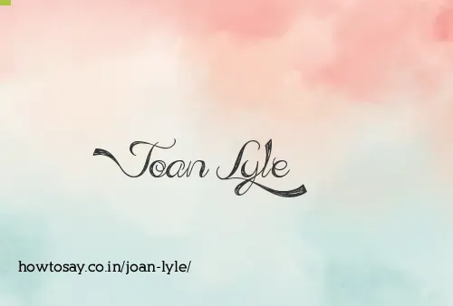 Joan Lyle