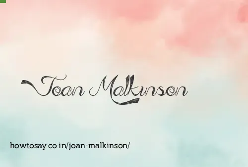 Joan Malkinson