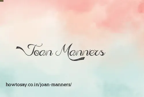 Joan Manners