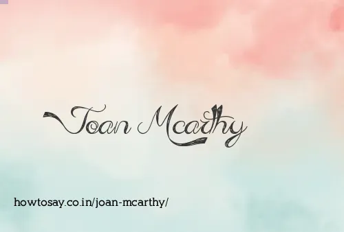 Joan Mcarthy