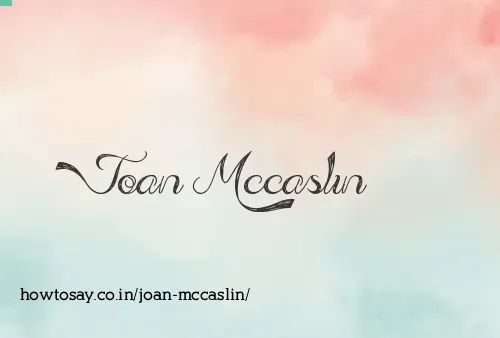 Joan Mccaslin